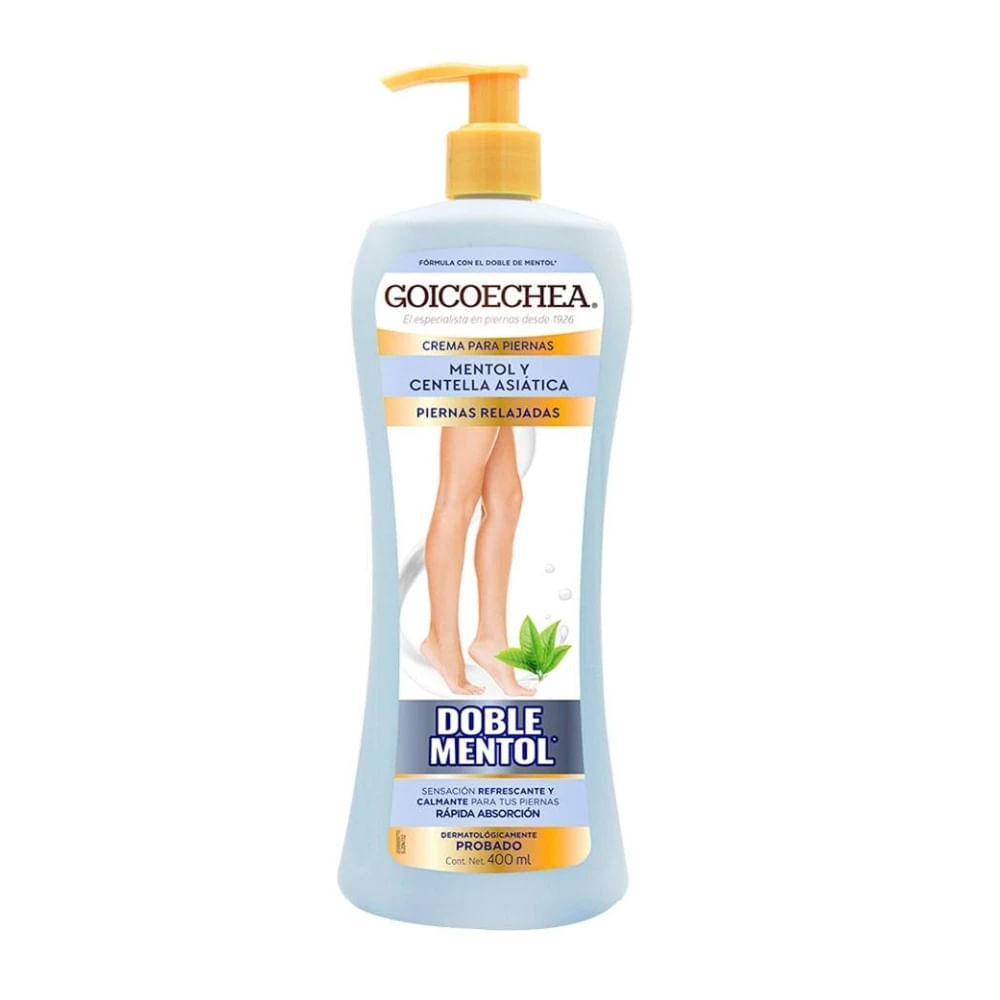 GOICOECHEA CREMA DOBLE MENTOL 400ML *