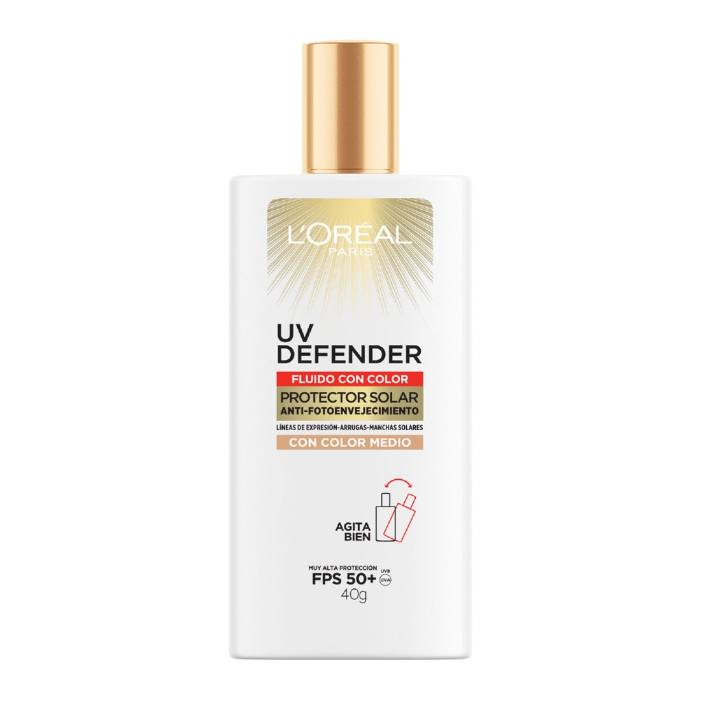 FLUIDO LOREAL UV DEFENDER FPS50 MEDIO 40G *
