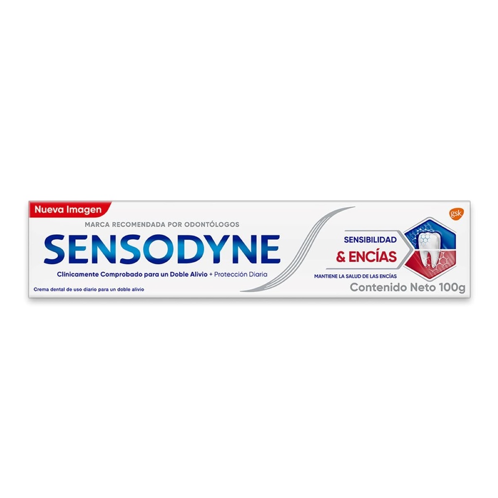PASTA DENTAL SENSODYNE SENSIBILIDAD ENCIAS 100G
