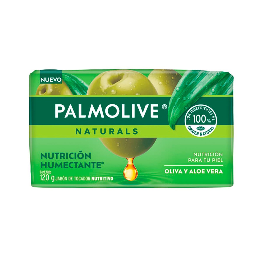 JABON PALMOLIVE NATURALS ALOE-OLIVA 120G *