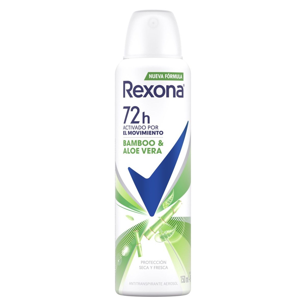 DESODORANTE REXONA AER BAMBOO 150ML*