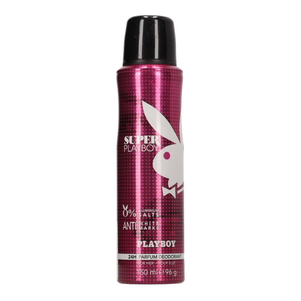 DESODORANTE SUPER PLAYBOY WOMAN AEROSOL150ML