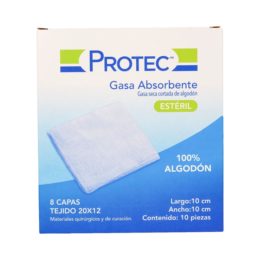 GASA PROTEC ESTERIL 10X10CM C/10