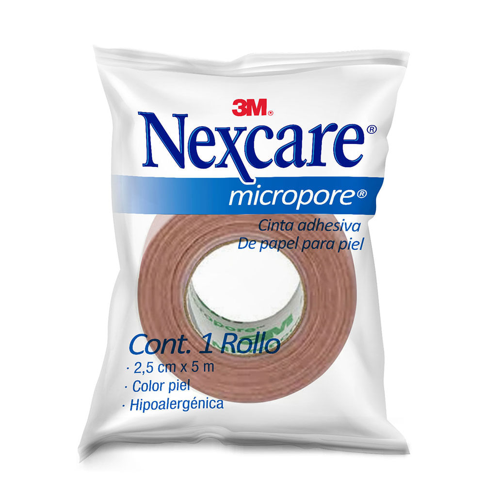 CINTA MICROPORE NEXCARE PIEL (2.50*5M)