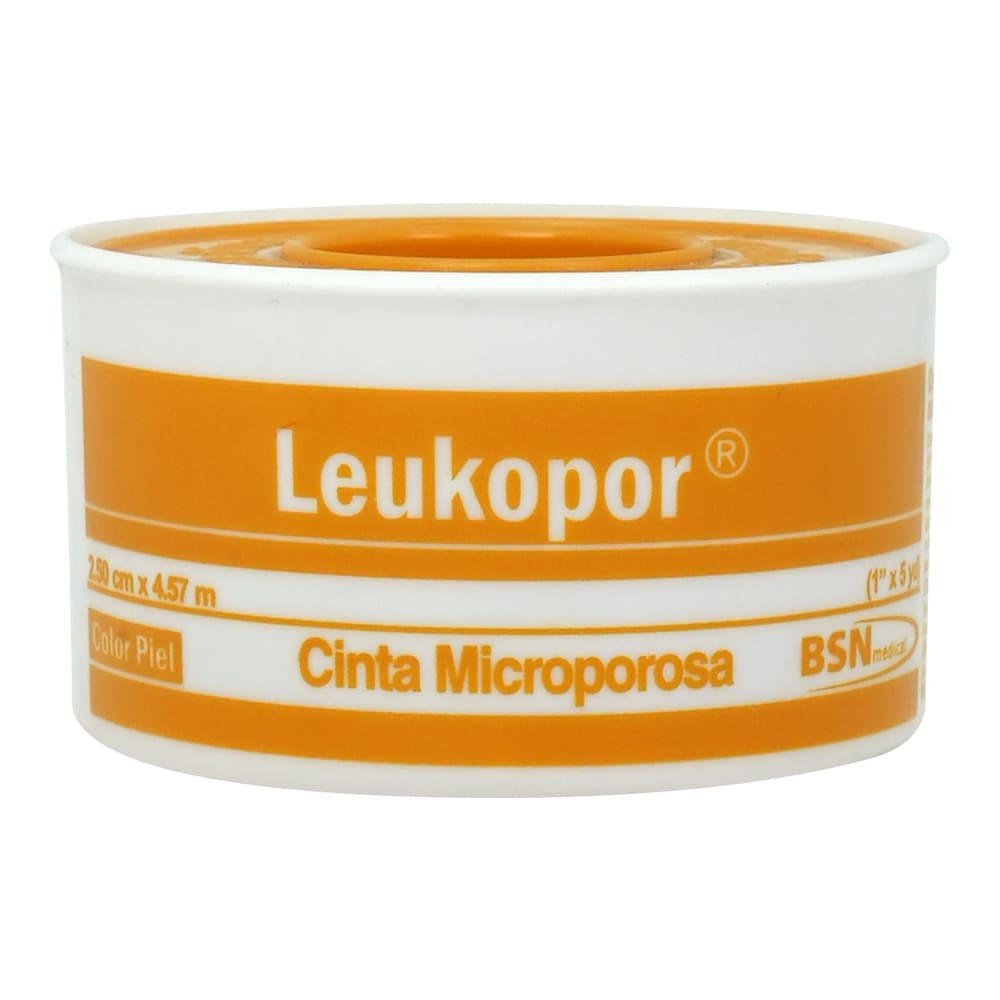 CINTA MICROPORE LEUKOPOR PIEL 2.5*4.57M