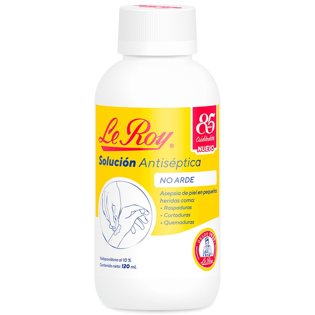 SOLUCION ANTISEPTICA LEROY 120ML *