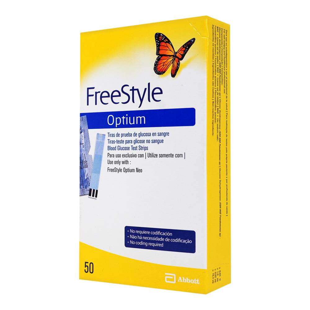 FREESTYLE OPTIUM TIRAS C/50 *