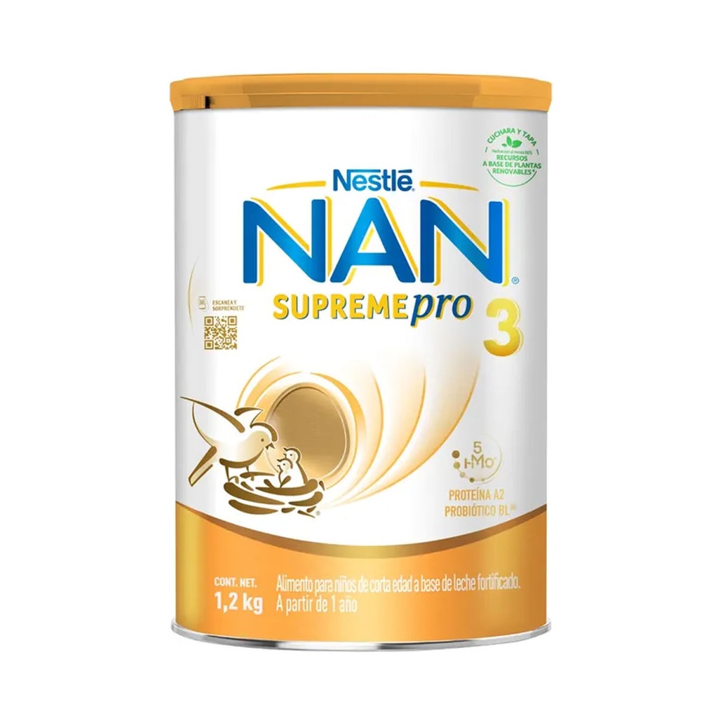 LECHE NAN 3 SUPREME PRO 1.2KG