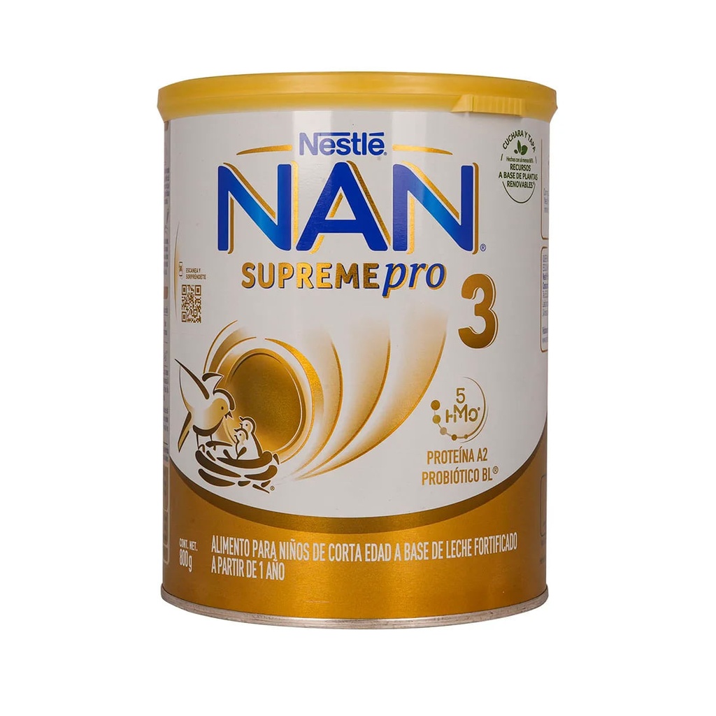 LECHE NAN 3 SUPREME PRO 800G