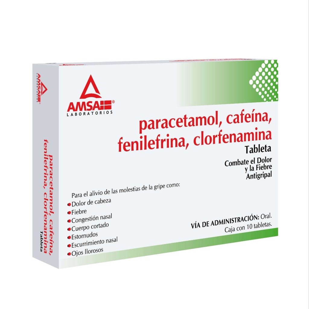 CLORFENAMINA COMP AMSA TABLETAS C/10 (GI)