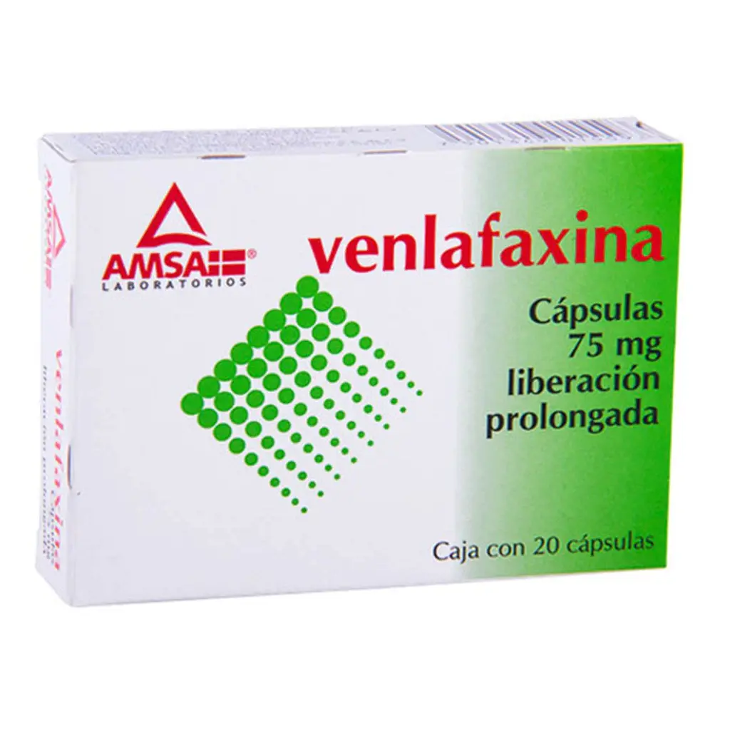 VENLAFAXINA LP AMSA 75MG CAPSULAS C/20 (GI)