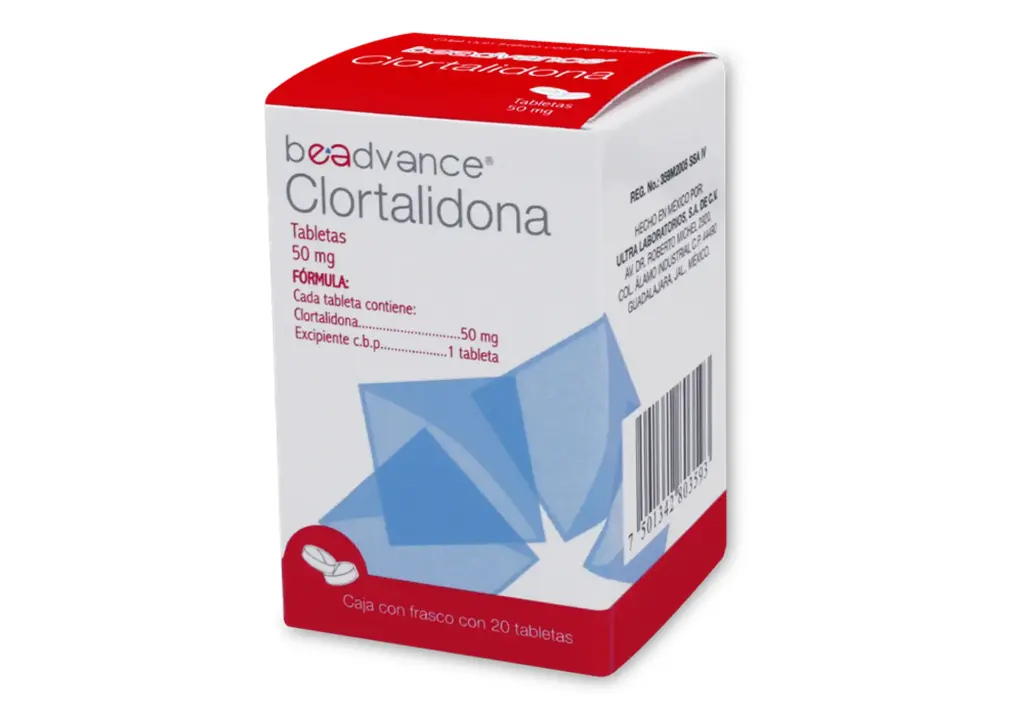 CLORTALIDONA BEADVANCE 50MG TABLETAS C/20 (GI)