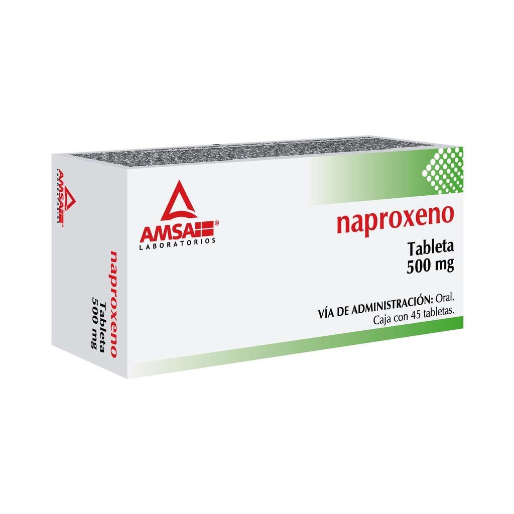NAPROXENO AMSA 500MG TABLETAS C/45 (GI)