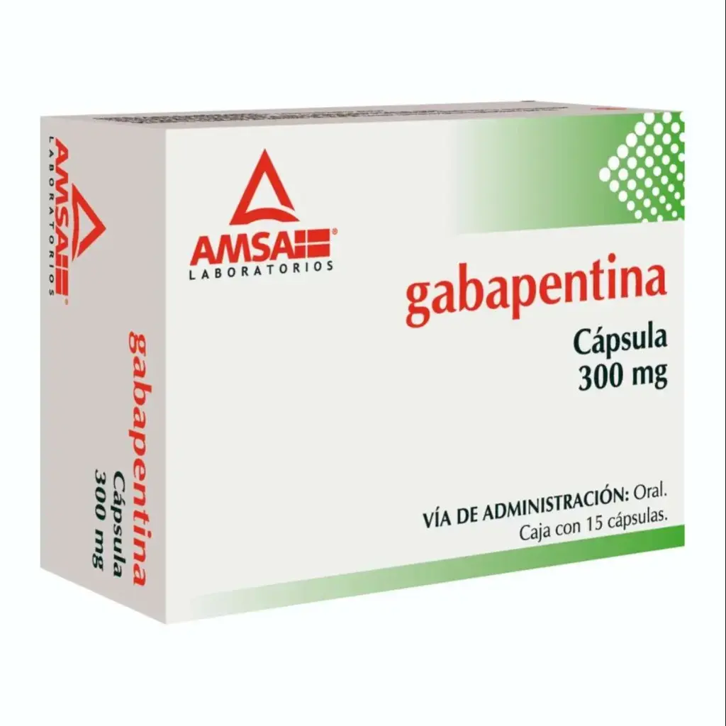 GABAPENTINA AMSA 300MG CAPSULAS C/15 (GI)