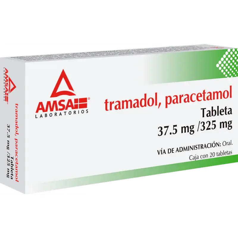 TRAMADOL/PARACETAMOL AMSA 37.5/325MG TAB C/10 (GI)