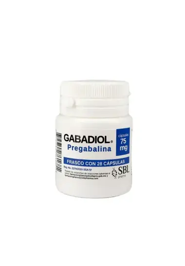 GABADIOL 75MG CAPSULAS C/28 (GI)