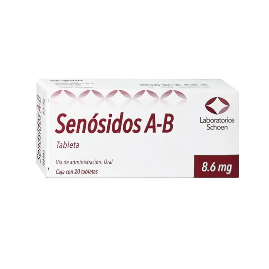 SENOSIDOS A-B SCHOEN 8.6MG TABLETAS C/20 (GI)