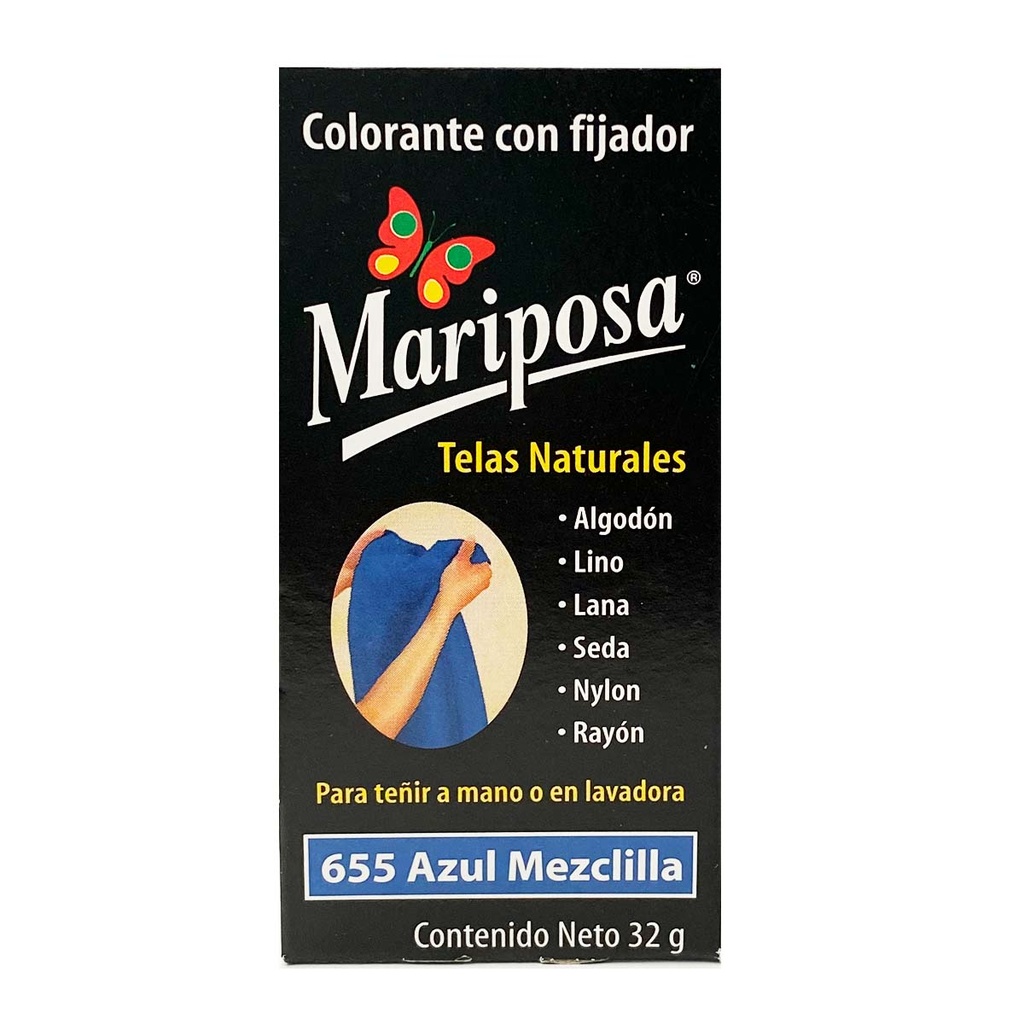 COLORANTE MARIPOSA AZUL MEZCLILLA 32G