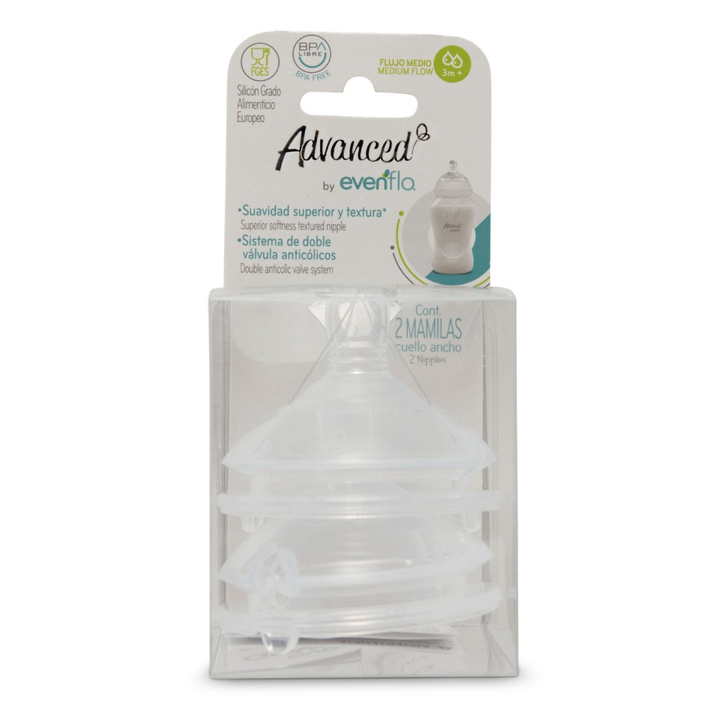 MAMILA ADVANCED BOLD FLUJO-MED C/2