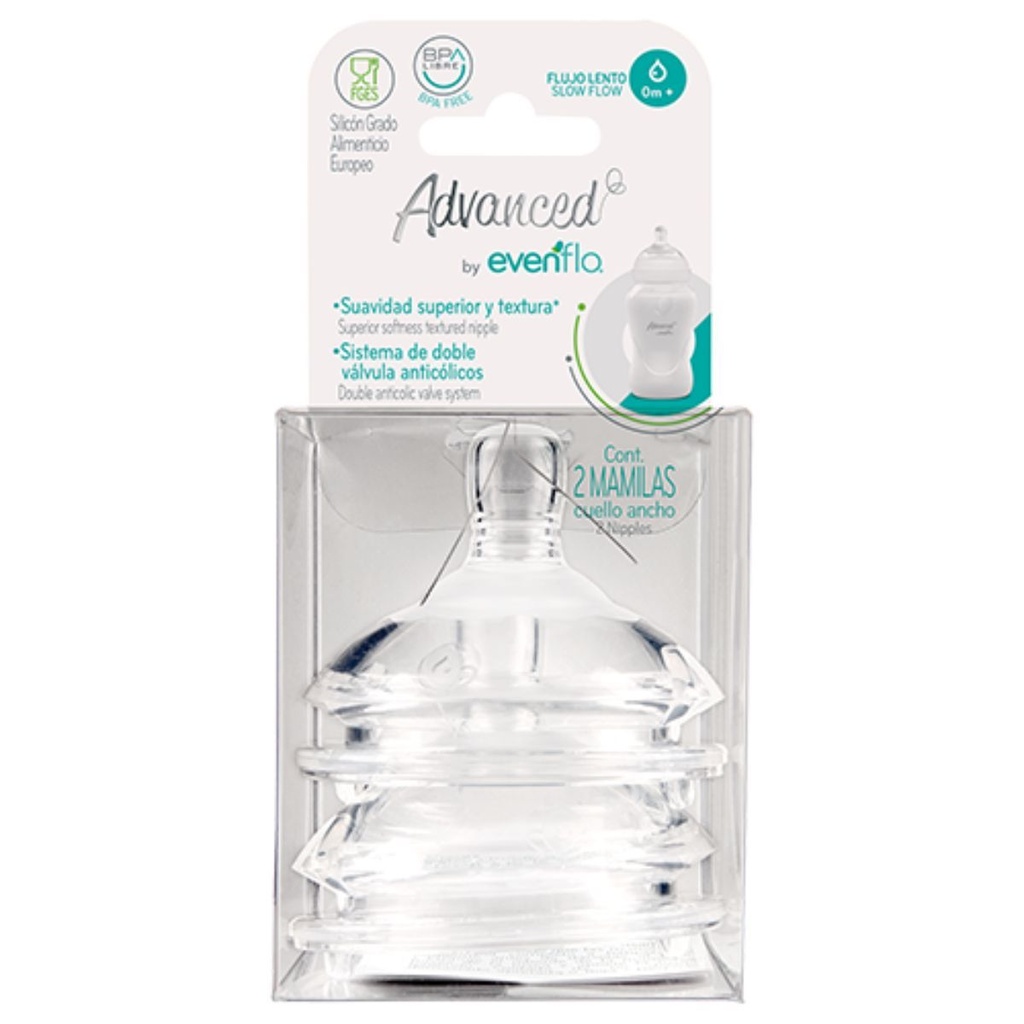 MAMILA ADVANCED BOLD FLUJO-LENTO C/2