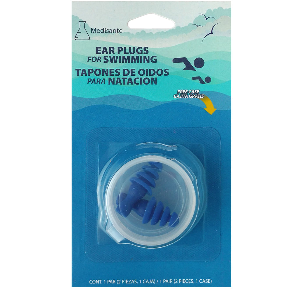 TAPON MEDISANTE P/OIDO NATACION C/1 PAR *