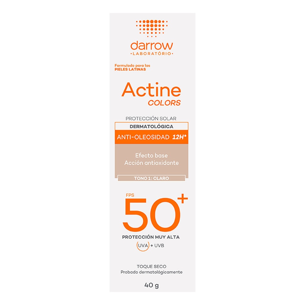 PROTECTOR SOLAR DARROW ACTINE TONO 1 MEDIO 40G *