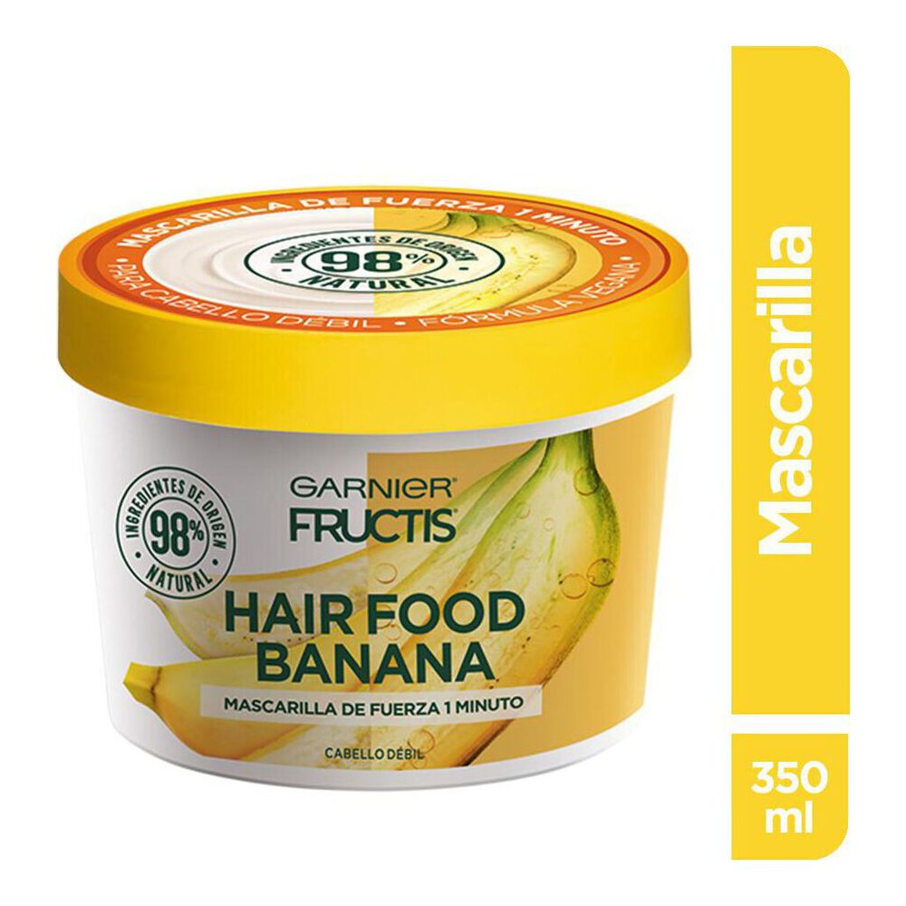 MASCARILLA FRUCTIS CABELLO DEBIL BANANA 350ML *