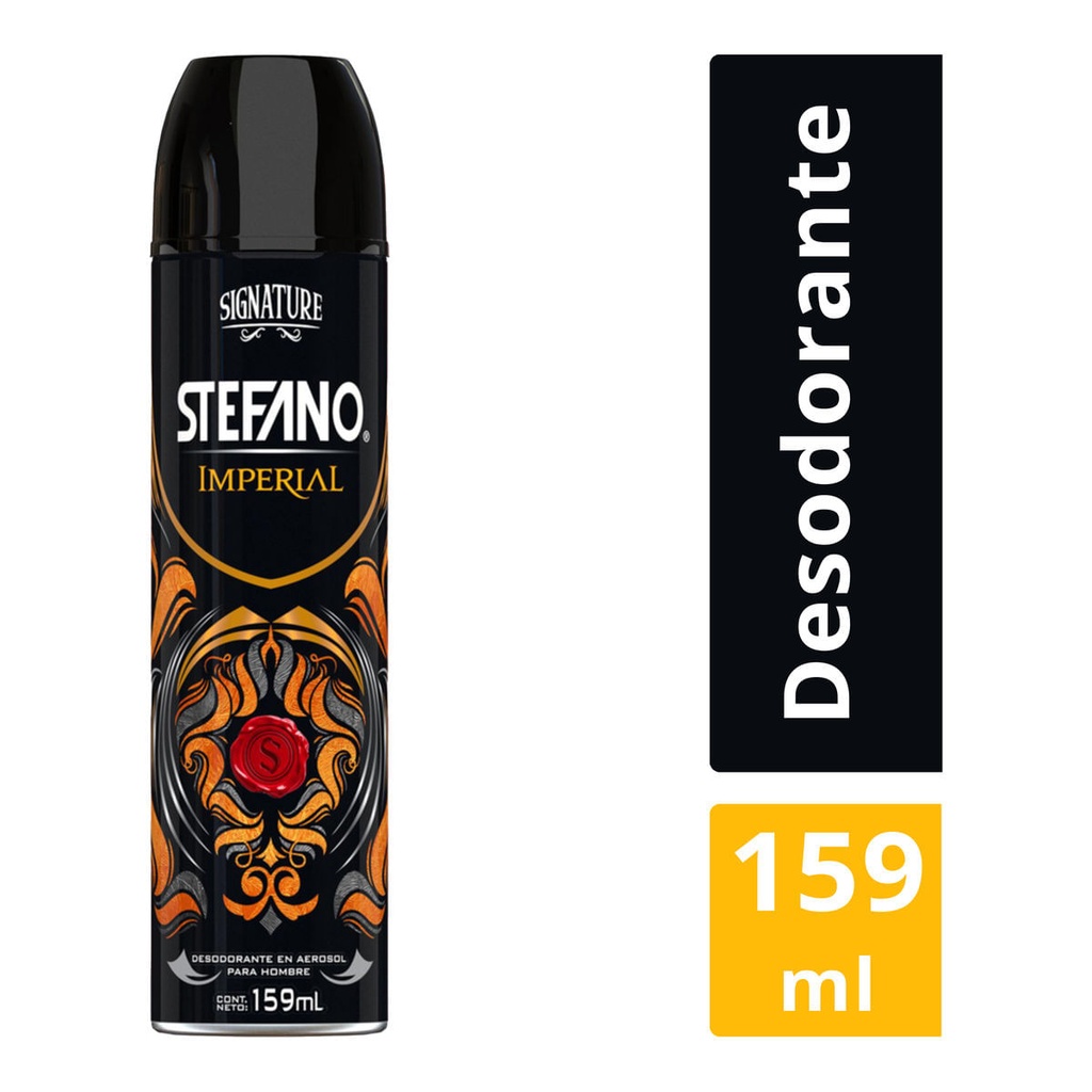 DESODORANTE STEFANO AEROSOL IMPERIAL 159ML