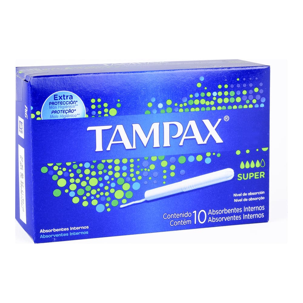 TAPONES TAMPAX SUPER 10