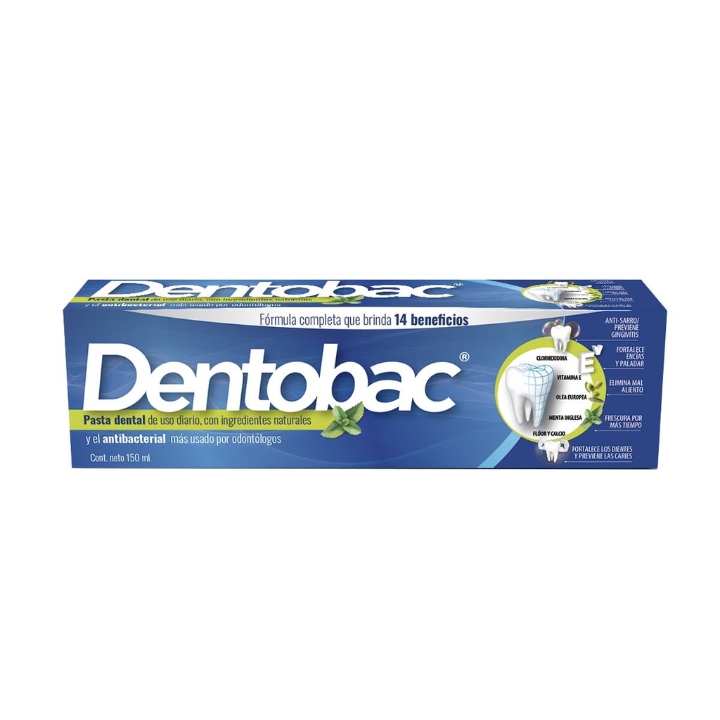 DENTOBAC CREMA DENTAL 150ML