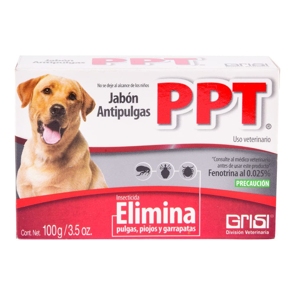 JABON ANTIPULGAS PPT GRISI 100G