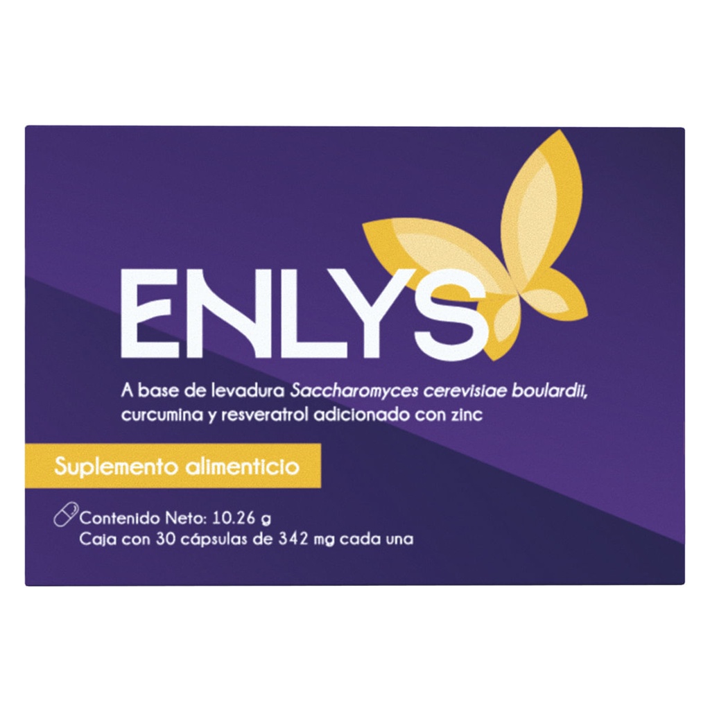 ENLYS SUPLEMENTO ALIMENTICIO 342MG CAPSULAS C/30 *