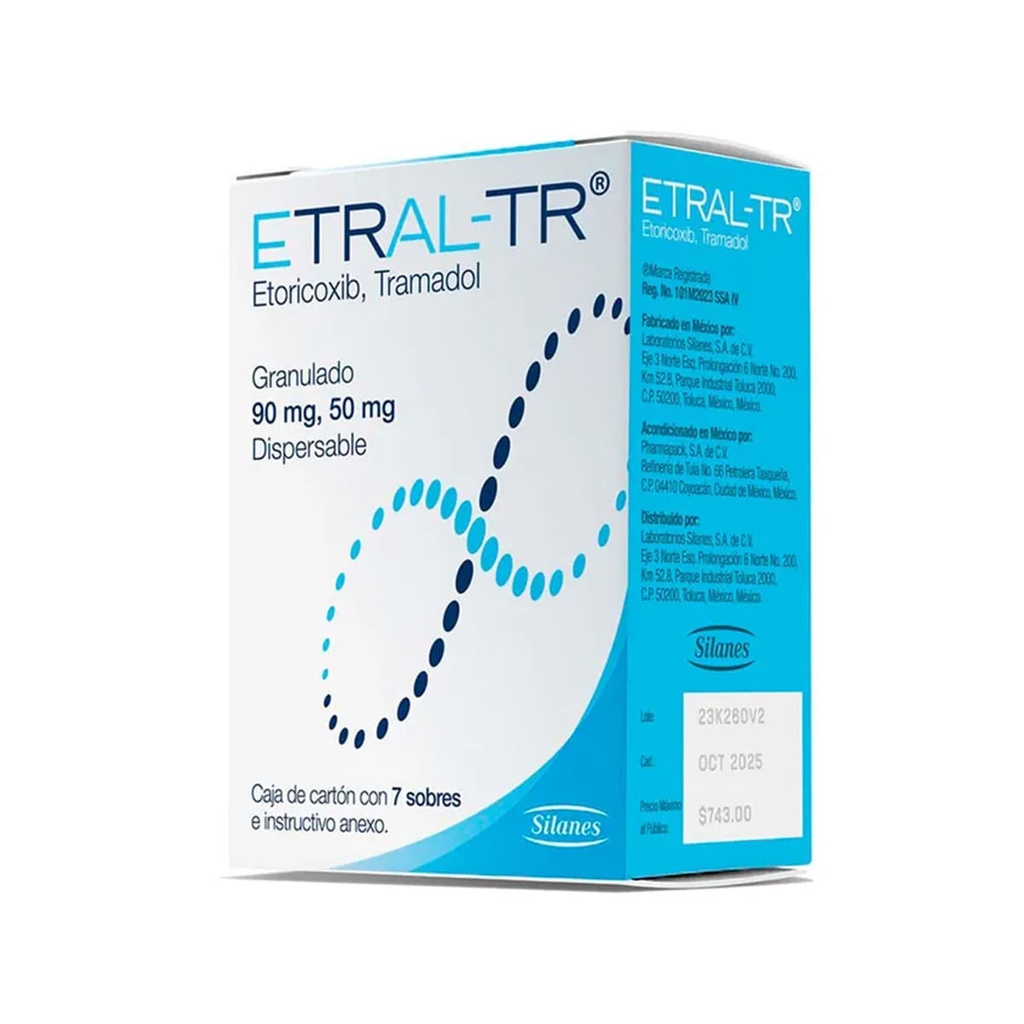 ETRAL-TR 90/50MG GRANULADO SB C/7