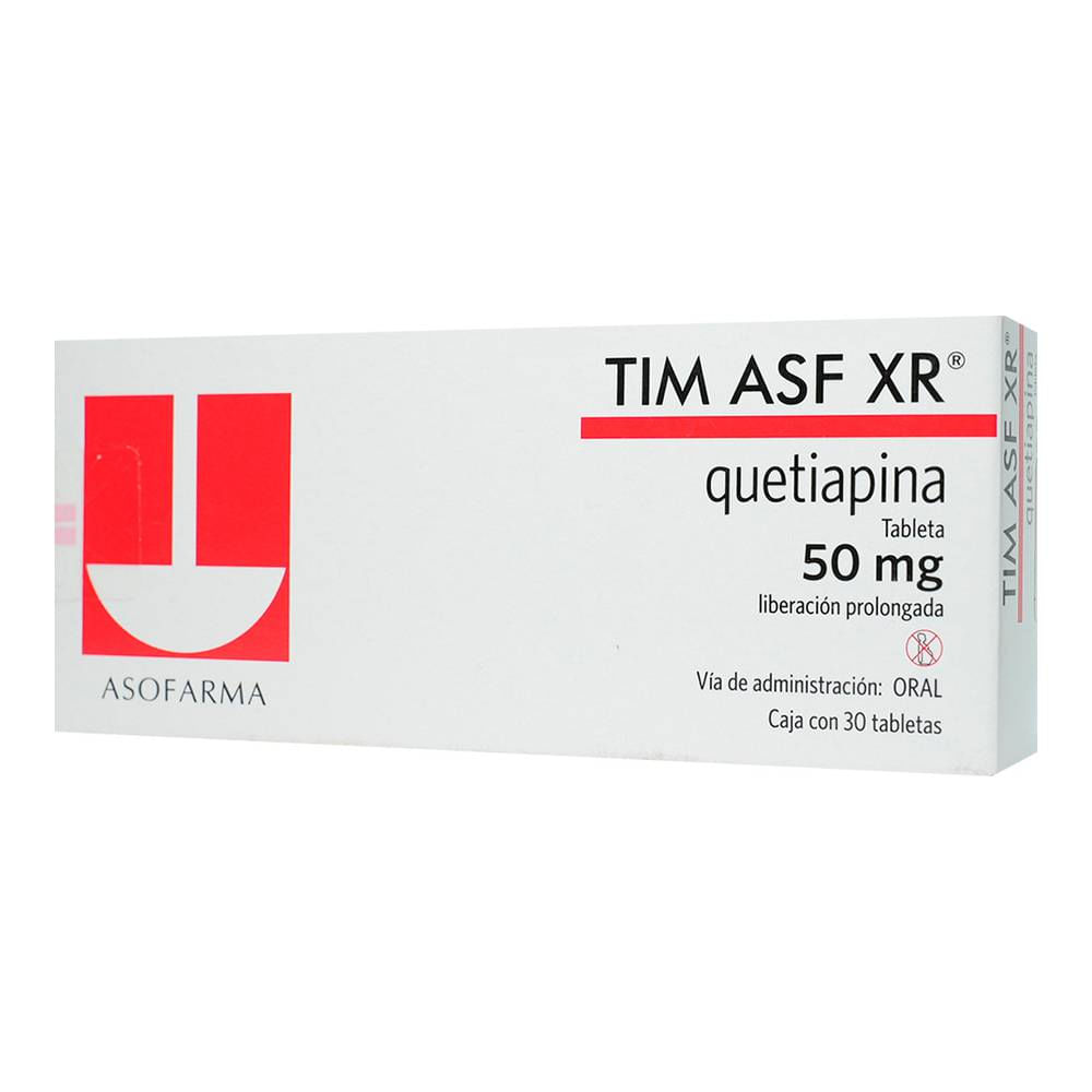 TIM ASF XR 50MG TAB C/30