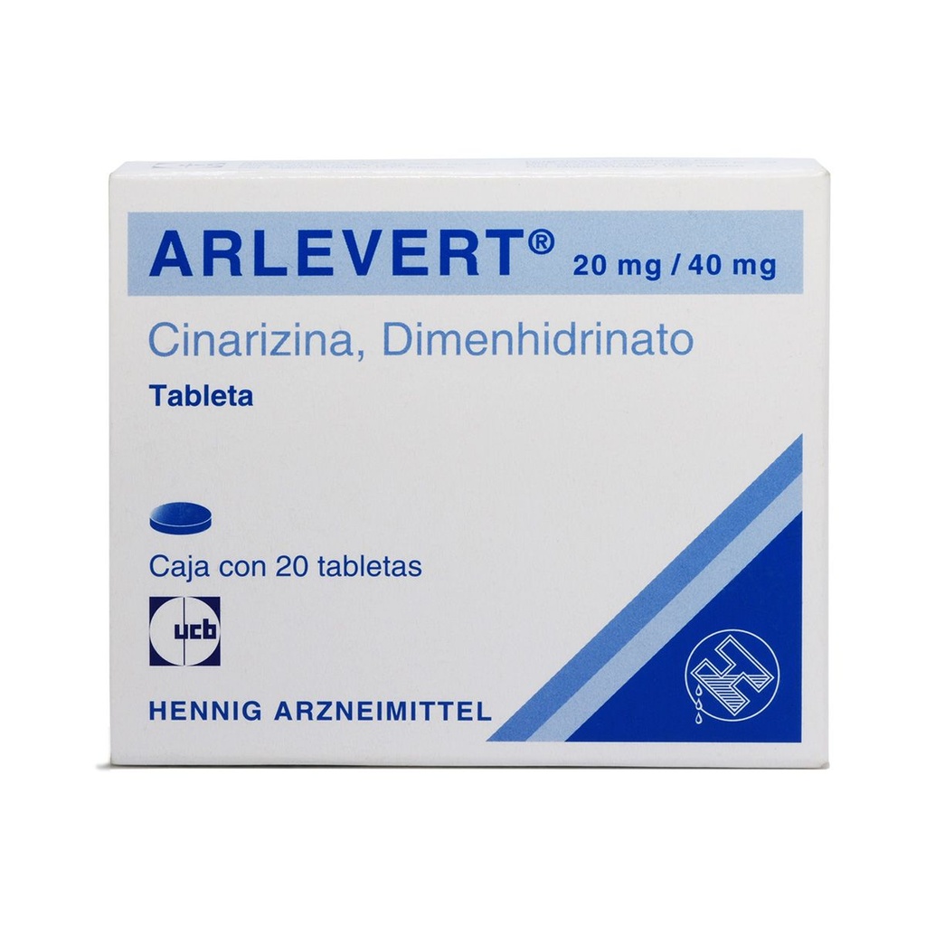 ARLEVERT 20/40MG TABLETAS C/20