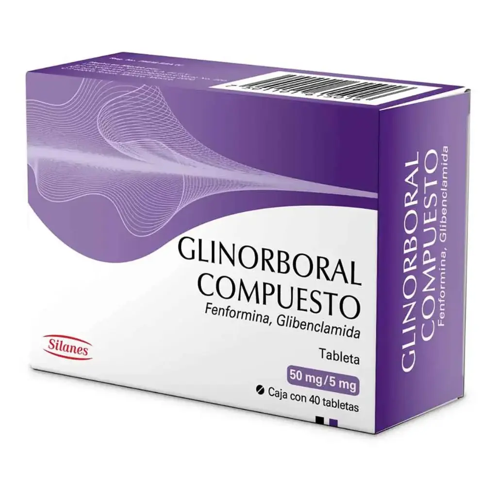 GLINORBORAL COMP 5/50MG TABLETAS C/40