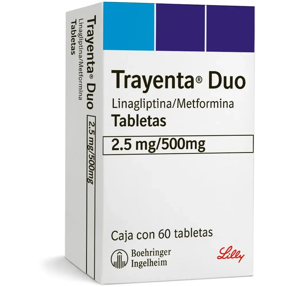TRAYENTA DUO 2.5/500MG TABLETAS C/60