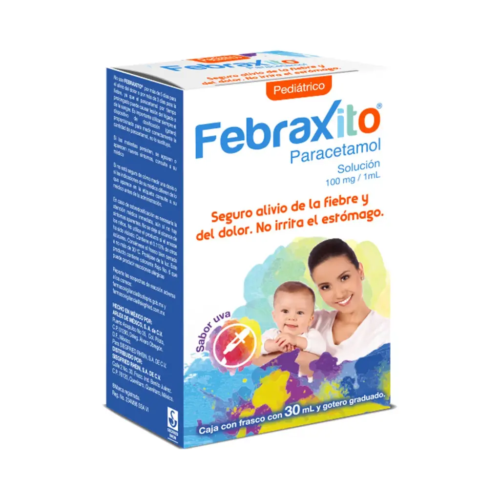 FEBRAXITO 100 MG - FRASCO 30 ML (PARACETAMOL)