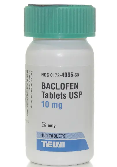 BACLOFEN TEVA 10MG TABLETAS C/100