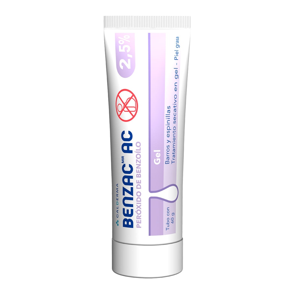 BENZAC-A-C 2.5% GEL 60G