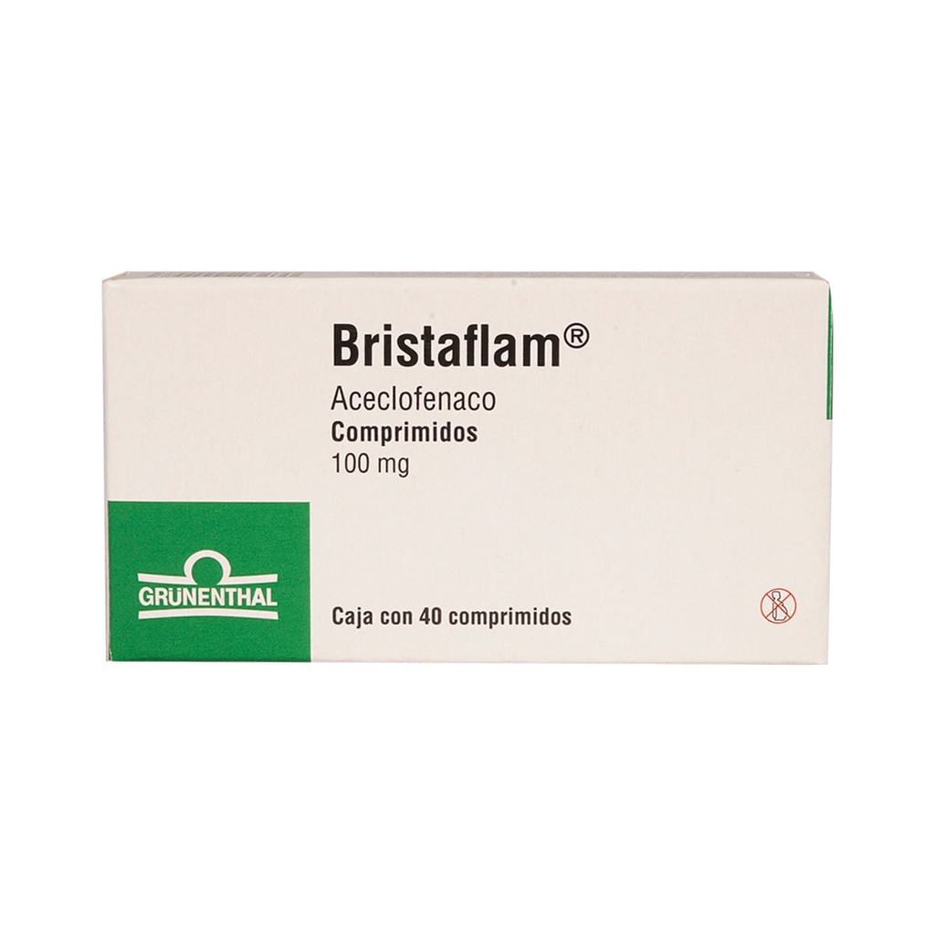 BRISTAFLAM 100MG TABLETAS C/40