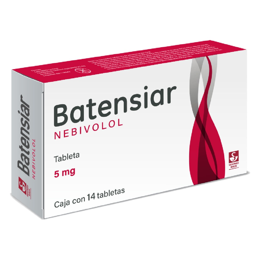 BATENSIAR 5 MG - CAJA CON 14 TABLETAS (NEBIVOLOL)