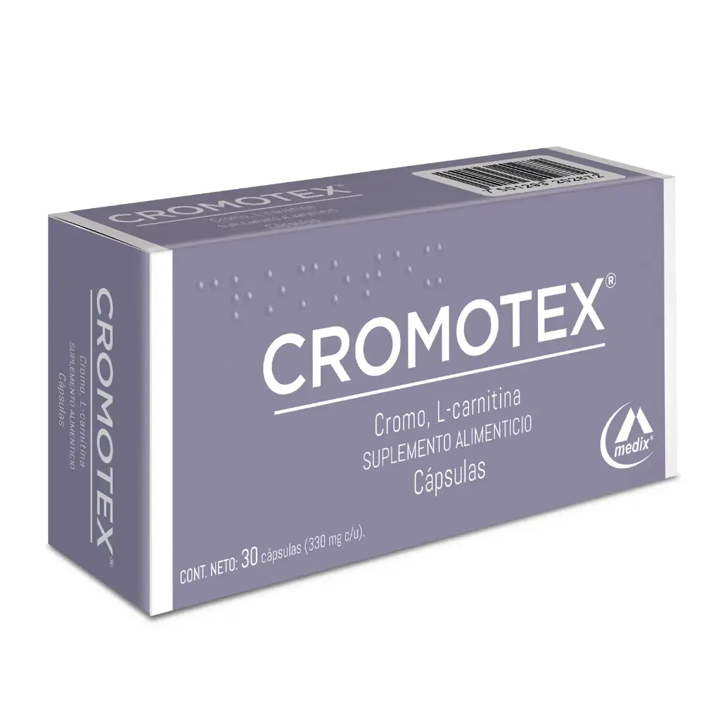 CROMOTEX 330 MG SUP ALIM CAPS C/30