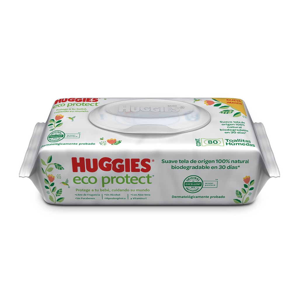 TOALLITAS HUMEDAS HUGGIES ECO PROTECT C/80