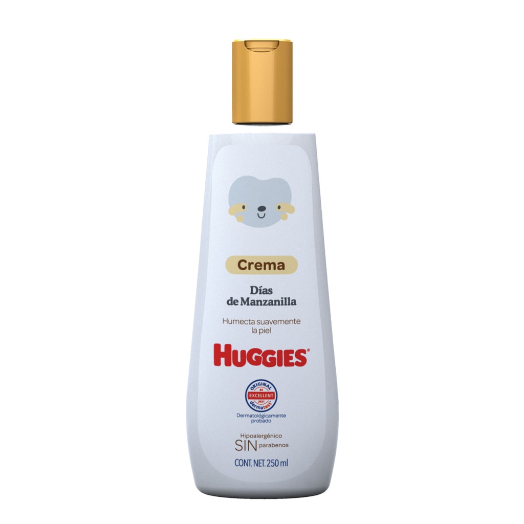 CREMA HUGGIES DIAS DE MANZANILLA 250ML