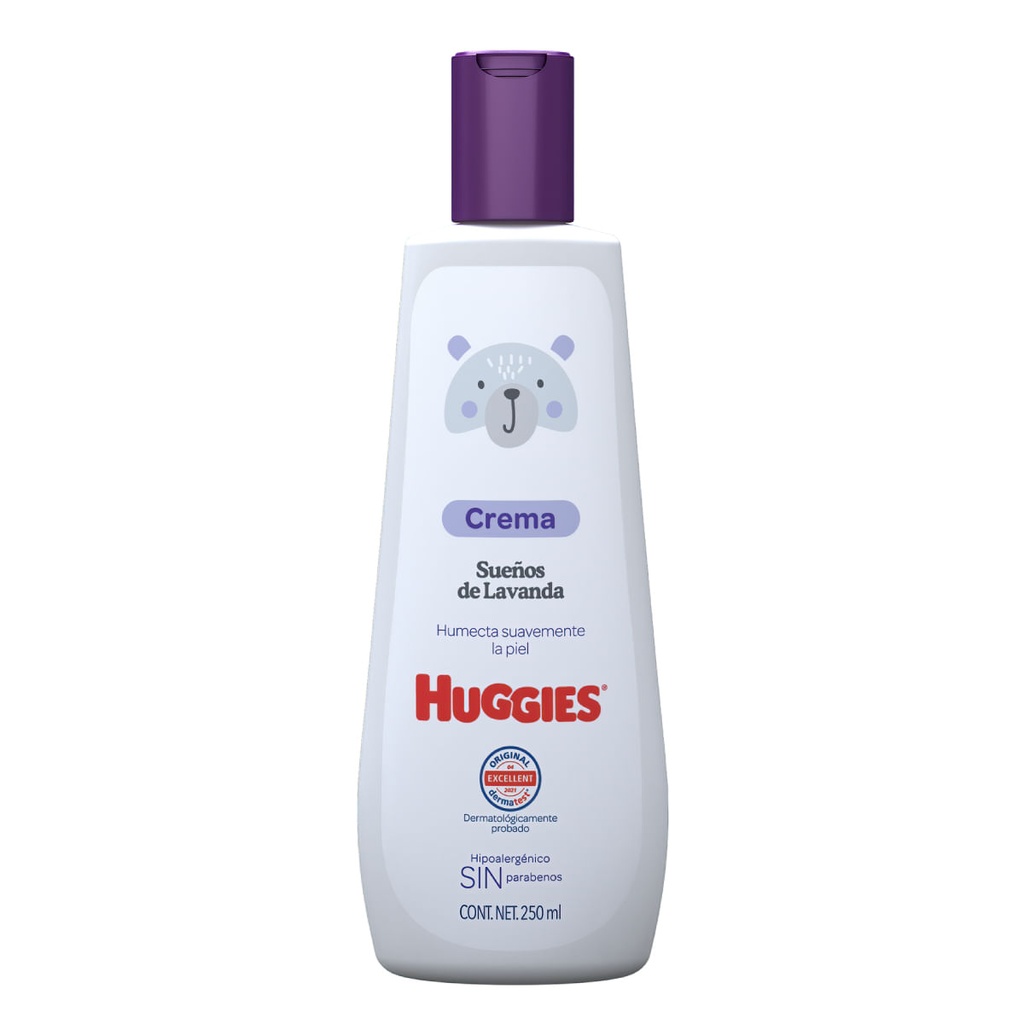 CREMA HUGGIES SUEÑOS DE LAVANDA 250ML