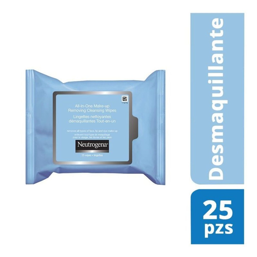 TOALLITAS DESMAQUILLANTES NEUTROGENA C/25