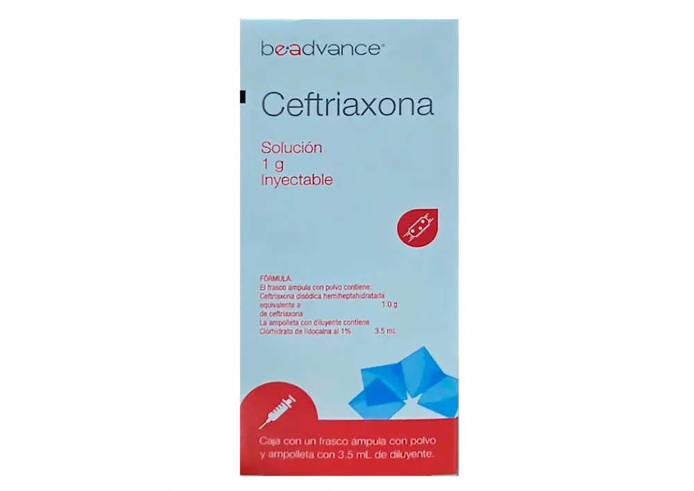 CEFTRIAXONA BEADVANCE IM 1GR INYECTABLE  C/1 (GI)
