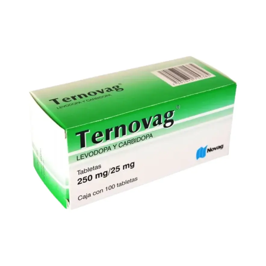 TERNOVAG 250/25MG TABLETAS C/100 (GI)