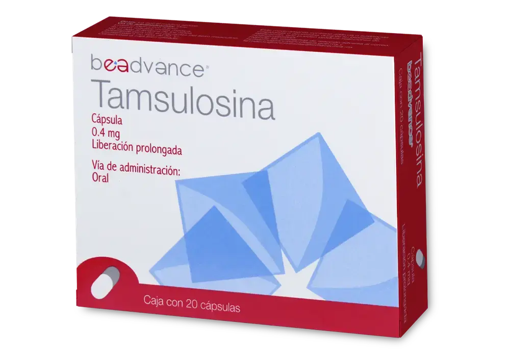 TAMSULOSINA BEADVANCE 0.4MG CAPSULAS C/20 (GI)
